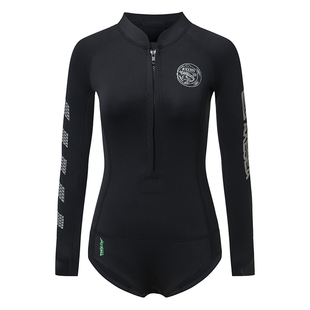 AXESEA 2mm Wetsuit 湿衣女环保水基氯丁橡胶CR防寒冲浪服潜水服