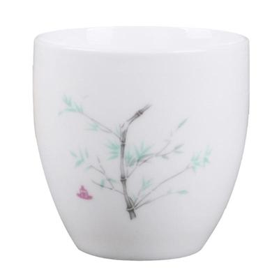 茶具羊脂玉主人杯兴毅陶瓷青花瓷