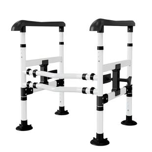 老年马桶坐便扶手家用无障碍安全助力架老人厕所起身器免打孔护栏