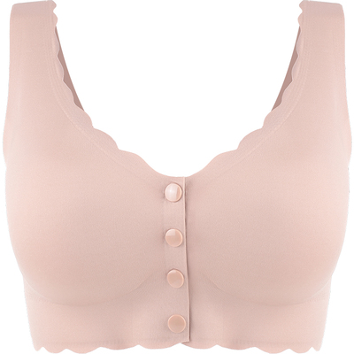 妈妈内衣染岸无痕无钢圈中年妇女