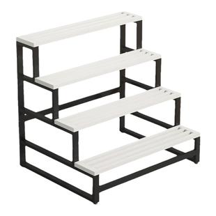 简约阳台花架多肉绿植花盆架户外防锈花架子花店置物架多层展示架