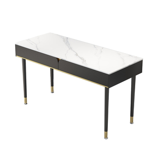 岩板书桌轻奢现代简约电脑桌家用写字桌小户型书房书桌长工作台