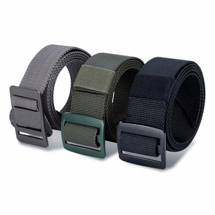 正品编织内腰带卡扣战术休闲腰带男士户外帆布腰带作训编制腰带