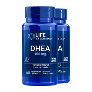 沿寿DHEA备孕卵巢保养女性调理卵泡发育质量脱氢表雄酮进口3瓶装