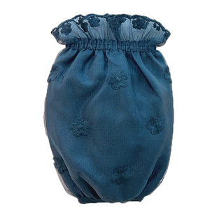 短款网纱蕾丝袖套女款秋冬季防脏套袖防污袖筒羽绒服黑白色护袖头