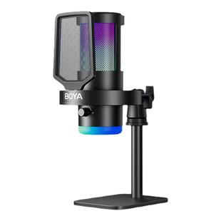 BOYA博雅G30桌面麦克风电脑手机直播降噪录音收音电竞游戏K歌话筒