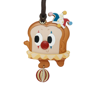 fingerstudio指作 牛角吐司马戏团高级皮挂件包包挂饰牛皮lv挂件