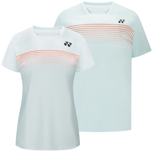 yonex尤尼克斯2026羽毛球服女运动服高颜值大赛上衣短袖男速干yy