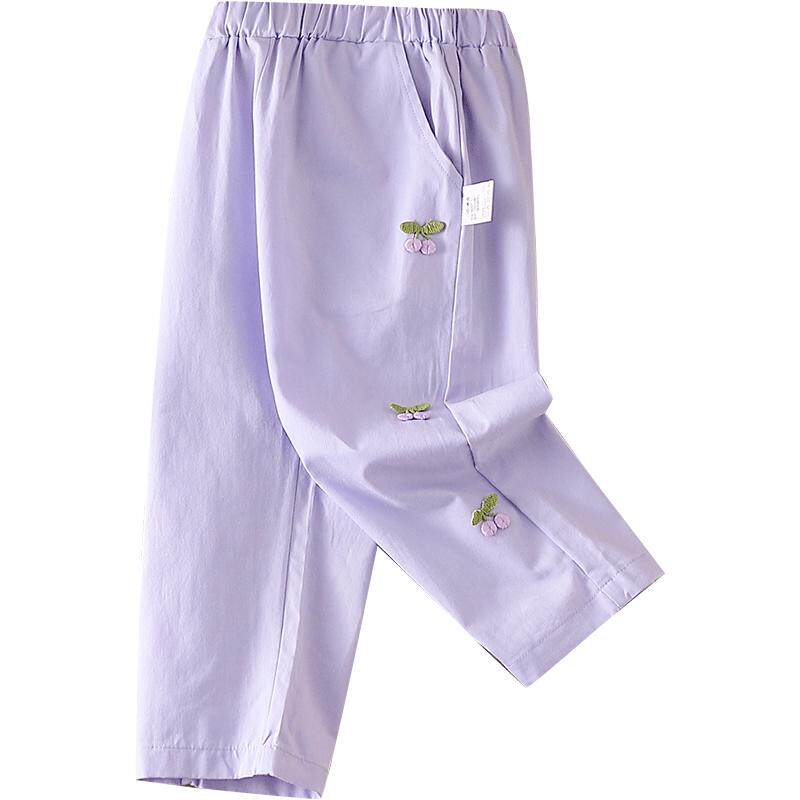 女童裤子春秋季纯棉直筒裤小儿童新款休闲裤宝宝童装衣服时髦长裤