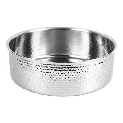 锤纹复合三层钢特厚和面盆家用食品级打蛋发面盆洗菜盆