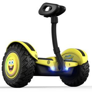 领奥智能儿童电动平衡车6一12海绵宝宝2023新款10一15成人腿控