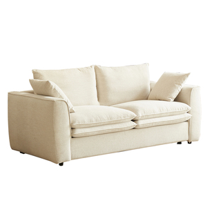 可拆洗棉麻高端沙发床可折叠两用单双人小户型客厅书房一体带床垫