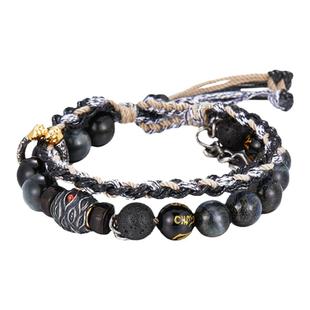 原创设计【黑神话悟空-弥生】手链男纯银六字真言转运佛珠手绳