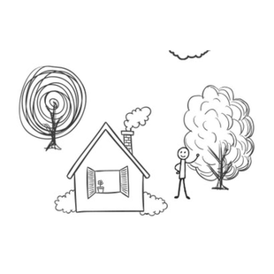 房树人绘画心理分析测试咨询情感情绪亲子性格分析原生家庭在线