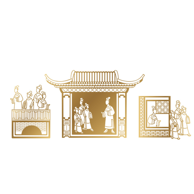 【中国扇博物馆】华风西尚金属书签套装古典中国风文创学生包邮