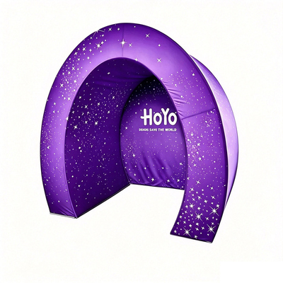 360photobooth照相亭结婚大门口专用装饰运动会开业庆典生日幼儿园活动庭院铝合金半边弧形桁架拱门圆弧定制