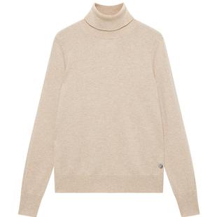 鄂尔多斯1980 女装高领羊绒衫秋冬百搭纯色保暖商务休闲针织衫