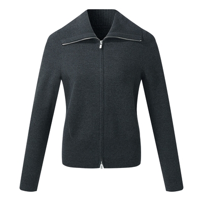 歌莉娅天丝开衫女25新款秋季老钱风通勤显瘦外搭上衣1E9C6J010