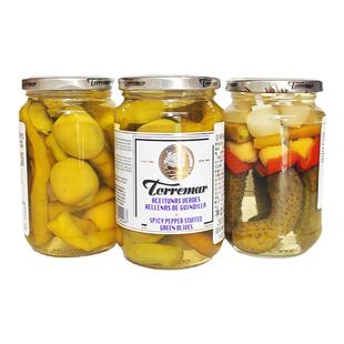 西班牙瑞玛尔无核橄榄罐头夹心去核淡咸腌制大橄榄肉鸡尾酒青橄榄