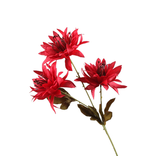 婚庆红色酒红色系花材仿真假花婚礼堂装饰吊顶造景路引舞台插花艺