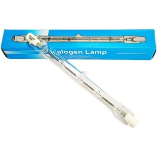烤鸭炉灯管灯泡 220V 100W150W200w300W500W118mm管形照明卤钨灯