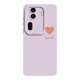 简约爱心适用opporeno11手机壳reno11pro新款原创reno11液态硅胶pro全包10高端0ppo曲屏9防摔6女5的8外+后壳7