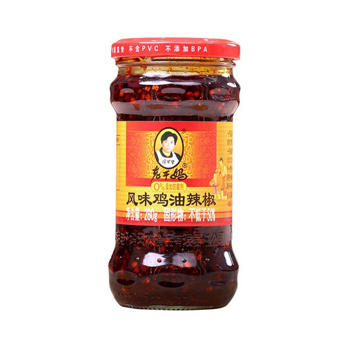 老干妈风味辣子鸡鸡油辣椒280g鸡肉拌饭拌面下饭酱辣椒酱贵州特产
