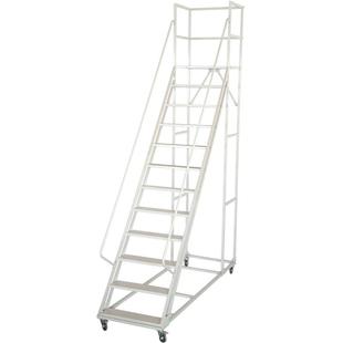 超市仓库登高车可拆卸理货取货梯可移动平台登高梯带轮库房上货梯