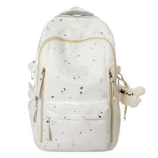 书包初中女生小学生高颜值ins风简约多隔层大容量超好看的双肩包