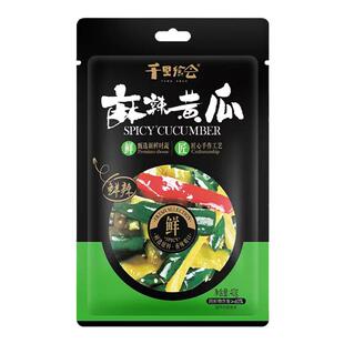 松源锦麟麻辣黄瓜即食开胃下饭菜咸菜泡菜腌菜独立小袋装40gx10袋