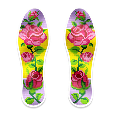 十字绣鞋垫苒鸿经典买5送1