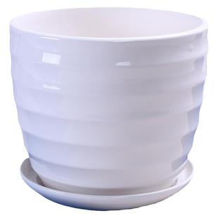 花盆陶瓷特大号特价带托盘清仓北欧客厅家用简约个性大口径庭院盆