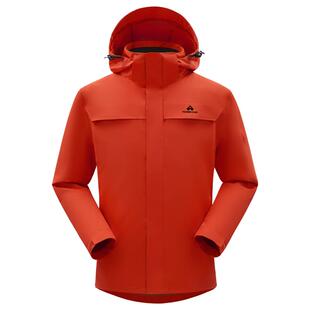 明星同款【朱雀冲锋衣】拓路者户外抓绒三合一防水外套小个子女款