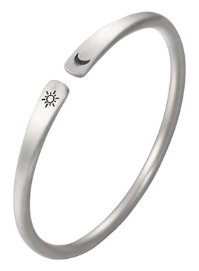 永兴银楼日月风辉如意纯银镯子