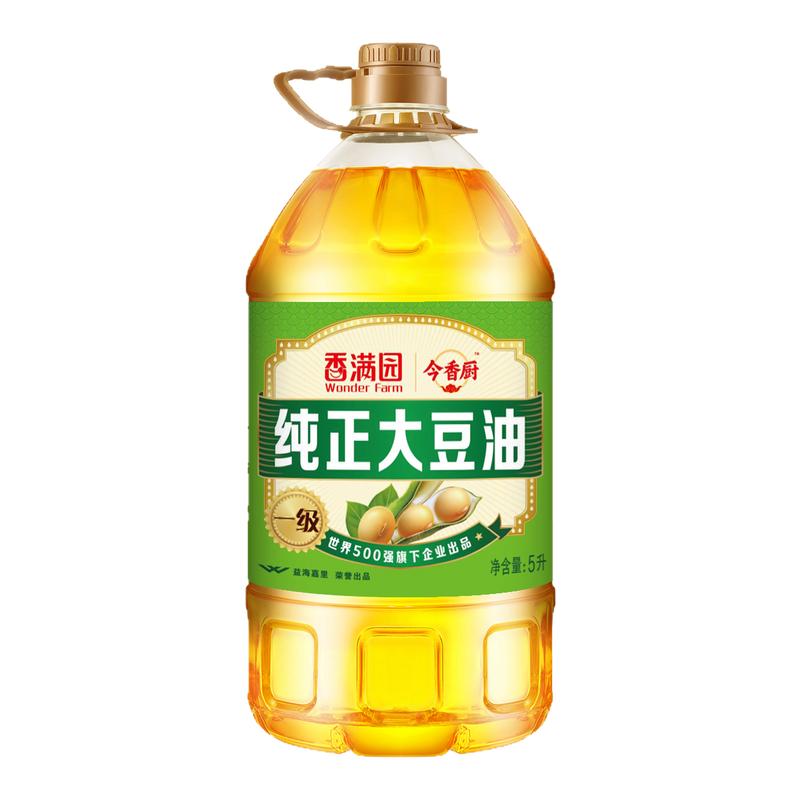 B/ 今香厨香满园纯正大豆油5L食用色拉油官方正品商用批发家用油