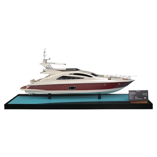 30cm Lurssen游艇俱乐部品牌模型批量定制游艇会模型海艺坊工厂