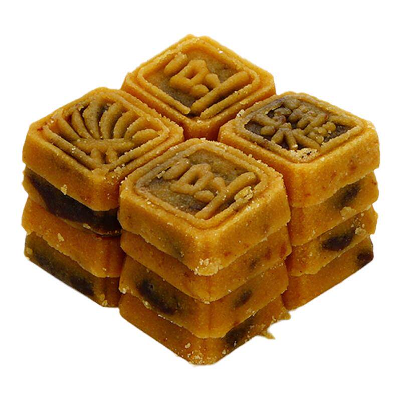 上海特产老香斋绿豆糕正宗老式字号传统糕点零食小吃独立小包500g