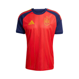 Adidas西班牙球衣主场 2026年美加墨世界杯短袖足球服男JN4390