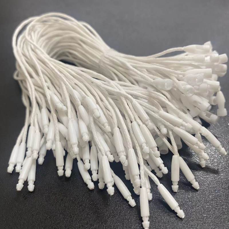 蜡线吊牌挂绳手穿标签吊扣子粒家吊牌纺弹头棉线绳子粗线涤纶