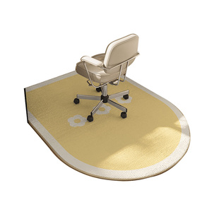 电脑椅子地垫圈绒防滑耐磨梳妆台地毯书房学习座椅垫卧室滑轮脚垫