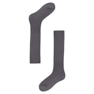 AR绞花灯笼堆堆袜2026新款纯色针织小腿袜显瘦美腿长筒无骨袜女秋