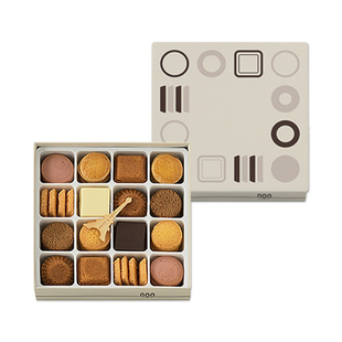 现货日本进口henri charpentier三支蜡烛黄油曲奇饼干甜点送礼盒