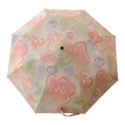 花序全自动雨伞女晴雨两用遮阳伞