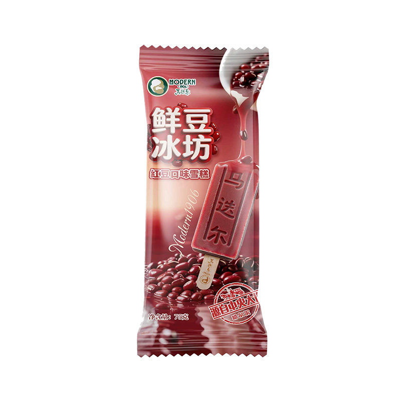 马迭尔红豆冰棍哈尔滨网红雪糕