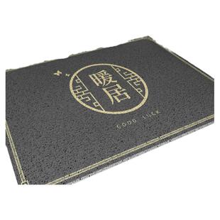 入户门地垫丝圈进门大门口玄关黑色地毯出入平安蹭土除尘耐脏脚垫