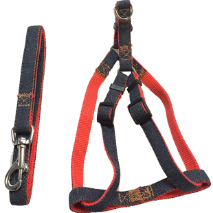 狗牵引绳宠物胸背带中型犬狗绳牛仔遛狗绳马犬柴犬金毛哈士奇牵狗
