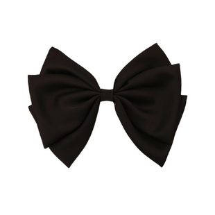 中大童头饰女童早春配饰女孩发夹后脑勺发饰黑色节目演出大蝴蝶结