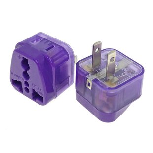 稳不落国标美标一转二万用转换插头日美英欧中国香港电器中国用