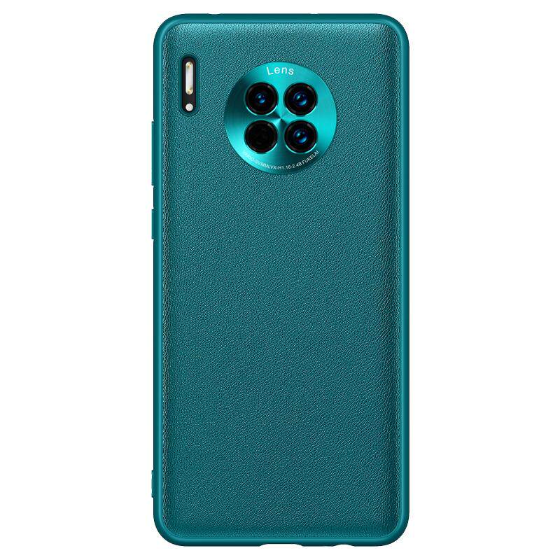 适用于华为Mate30pro手机壳mate30epro真皮全包p防摔mt皮套lio牛皮tas保护套al00男女m30创意mt30pro后壳an00