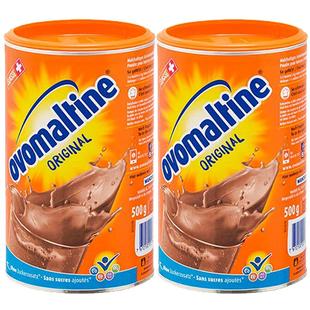 阿华田ovomaltine瑞士进口DIY巧克力可冷泡冲饮烘焙可可粉500g*2